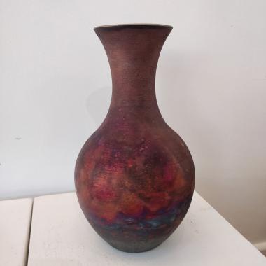Copper Wash Tall Vase 